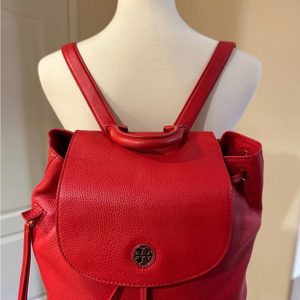 Tory Burch Red Backpack - Picture 7 of 17